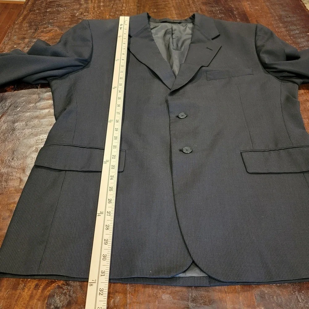 Vintage Lacrosse Blazer Men's Size 46 R Black Sport Coat Made‎ In USA Jacket